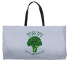 one cheer for broccoli Weekender Totes