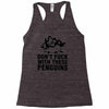 don't f penguins clothing Racerback Tank