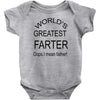 worlds greatest farter Baby Bodysuit