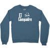 el compadre   the godfather in spanish espanol movie symbol mexcian te Crewneck Sweatshirt