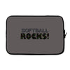softball rocks Laptop sleeve