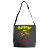 coroner punishment for decadence Adjustable Strap Totes
