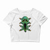 zombie smile Crop Top