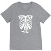 beer belly xray skeleton funny V-Neck Tee