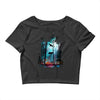 shark forest Crop Top