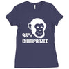 98% chimpanzee Ladies Fitted T-Shirt