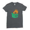 2016 dumpster fire Ladies Fitted T-Shirt