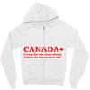 canada living the american dream Zipper Hoodie