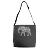 elephant filled pattern cool Adjustable Strap Totes