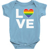 lgbt love Baby Bodysuit
