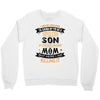 Super Cool Son Of A Freaking Awesome Mom Crewneck Sweatshirt
