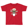 santa skull and crossbones Toddler T-shirt