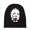 michael myers floral mask Baby Beanies