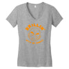 krillin with my homies Women's V-Neck T-Shirt