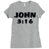 john 3 16 Ladies Fitted T-Shirt