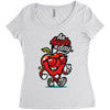 apple a day Women's Triblend Scoop T-shirt