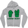 lookin' sharp Zipper Hoodie