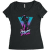 deep space Women's Triblend Scoop T-shirt