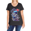 fithel six Ladies Curvy T-Shirt
