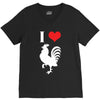 i love cock V-Neck Tee