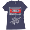 roll and replay Ladies Fitted T-Shirt