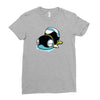 drooly snake slug thing Ladies Fitted T-Shirt