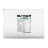 October Girl Facts Libra Accessory Pouches