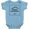 Mount Cleverest Baby Onesie