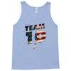 team 10 american flag Tank Top