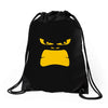 angry gorilla face Drawstring Bags