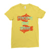 teachers love brains Ladies Fitted T-Shirt