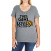 This Girl Loves Tacos Ladies Curvy T-Shirt
