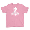 thors hammerretro viking norse fashion cool Youth Tee
