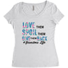 grandma life Women's Triblend Scoop T-shirt