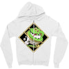 snake green Zipper Hoodie
