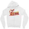 sexual tyrannosaurus Zipper Hoodie