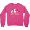 happy meowr Crewneck Sweatshirt