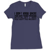 opinions Ladies Fitted T-Shirt