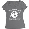 the rotation of the earth Women's Triblend Scoop T-shirt
