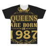queens are born in 1987 All Over Men's T-shirt