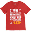 Strong Independent Motivated Leo V-Neck Tee