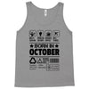 Born In October Tank Top
