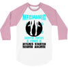 mechanic droppin panties singe 3/4 Sleeve Shirt