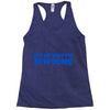 ask me why i'm jawsome Racerback Tank