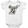 sweet 21 twenty Baby Onesie