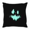 halloween face Throw Pillow