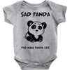 you make me a sad panda Baby Bodysuit