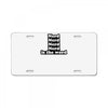 nerd is the word License Plate