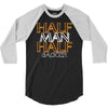 half man half badger 3/4 Sleeve Shirt