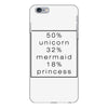 50 % unicorn iPhone 6 Plus/6s Plus Case